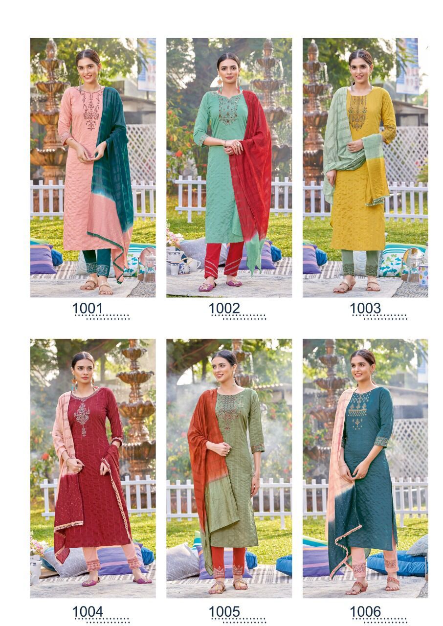 Riya 3 By Koodee Readymade Salwar Suits Catalog